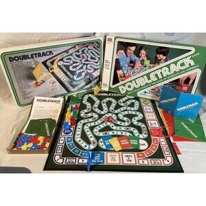 DoubleTrack (1981) Milton Bradley Board Game